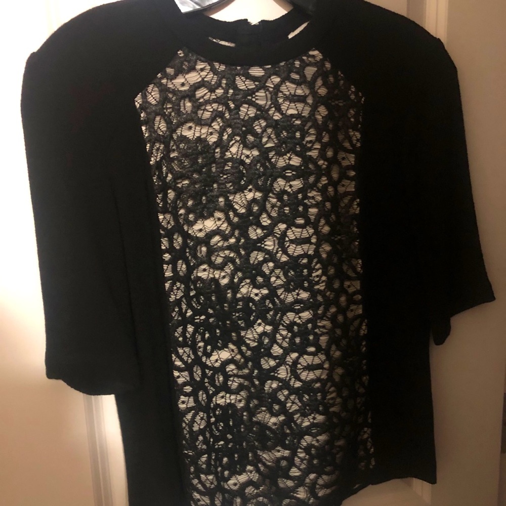 ALC silk lined lace top